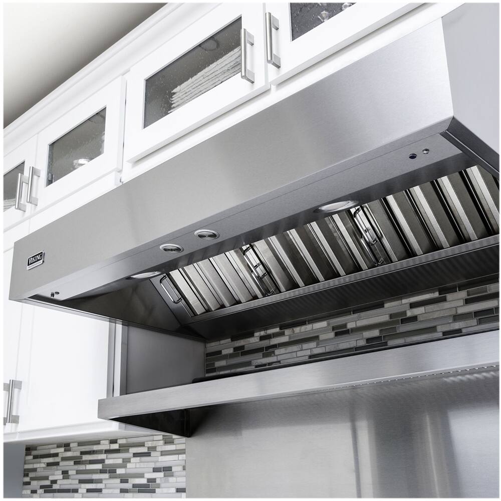 Alt View 13. Viking - Professional 5 Series 46" Custom Hood Insert - Custom Panel ready.