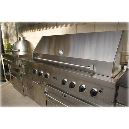 Alt View 12. Viking - 30" Outdoor Base Cabinet - Stainless Steel.