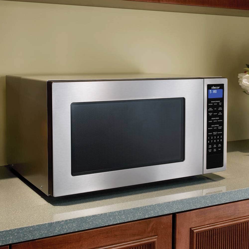 Alt View 11. Dacor - Distinctive 2.0 Cu. Ft. Microwave with Sensor Cooking - Stainless Steel.