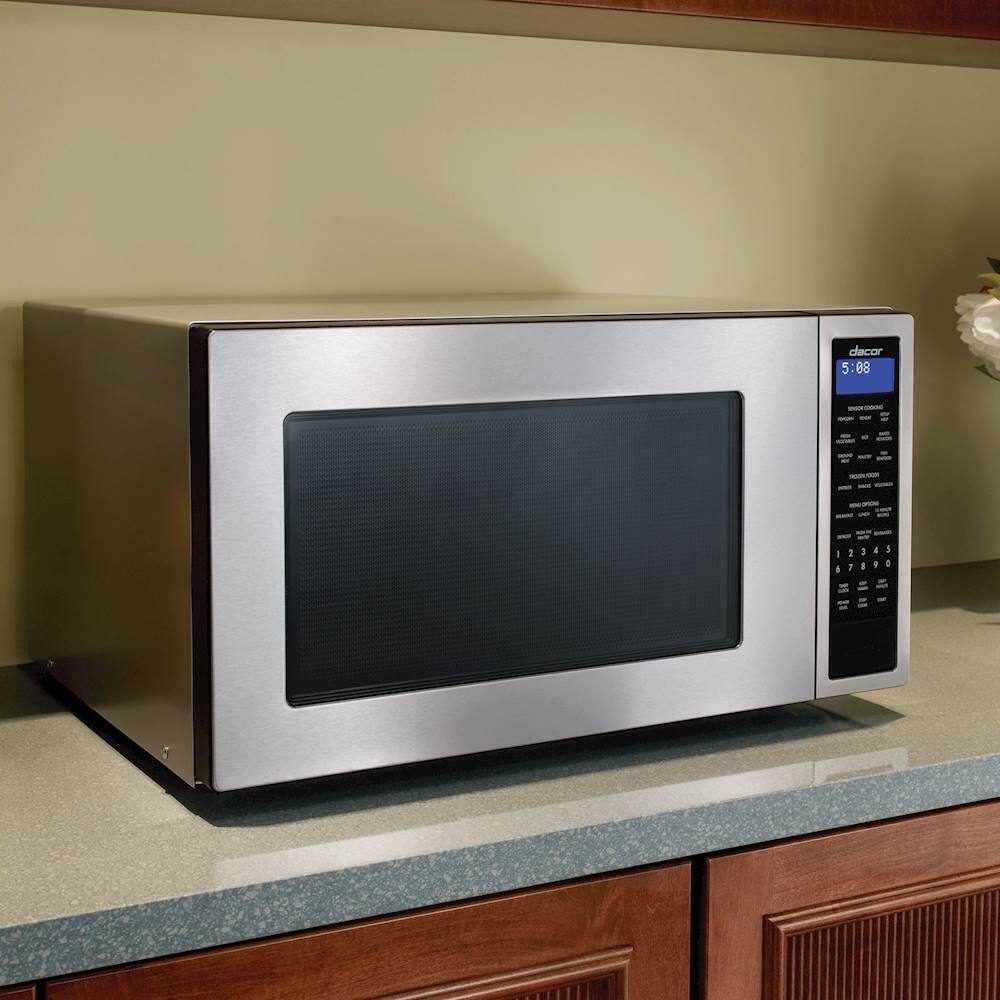 Alt View 11. Dacor - Distinctive 2.0 Cu. Ft. Microwave with Sensor Cooking - Stainless Steel.