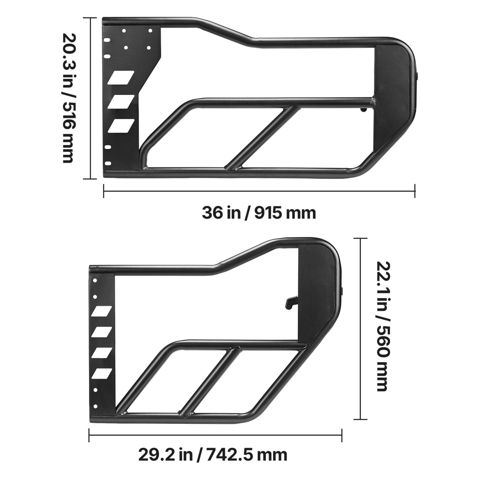 3 20.3 in / 516 mm  
36 in / 915 mm  
22.1 in / 560 mm  
29.2 in / 742.5 mm
