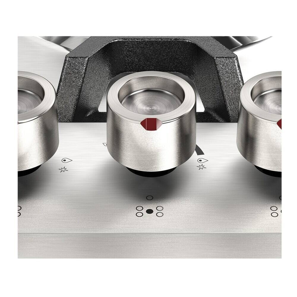 Alt View 8. ILVE - ILVE Panoramagic 36 inch Built-In Gas Cooktop with 5 Burners + Griddle (Natural Gas, Stainless Steel) - Stainless Steel.