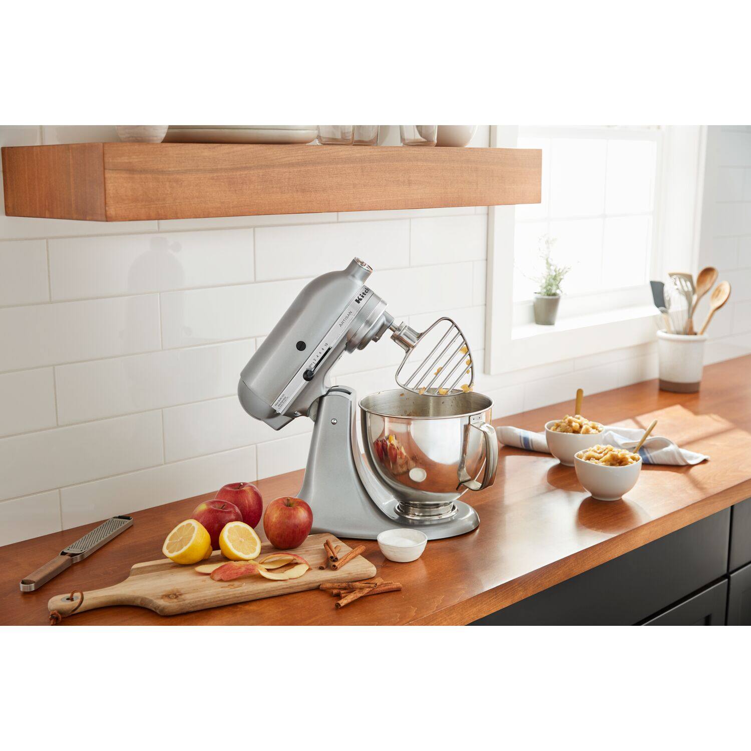 Alt View 5. KitchenAid - Stainless Steel Pastry Beater for KitchenAid Tilt Head Stand Mixers - Stainless Steel.