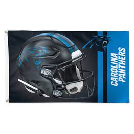 WinCraft - Carolina Panthers Alternate Helmet Single-Sided 3' x 5' Deluxe Flag - Multicolor