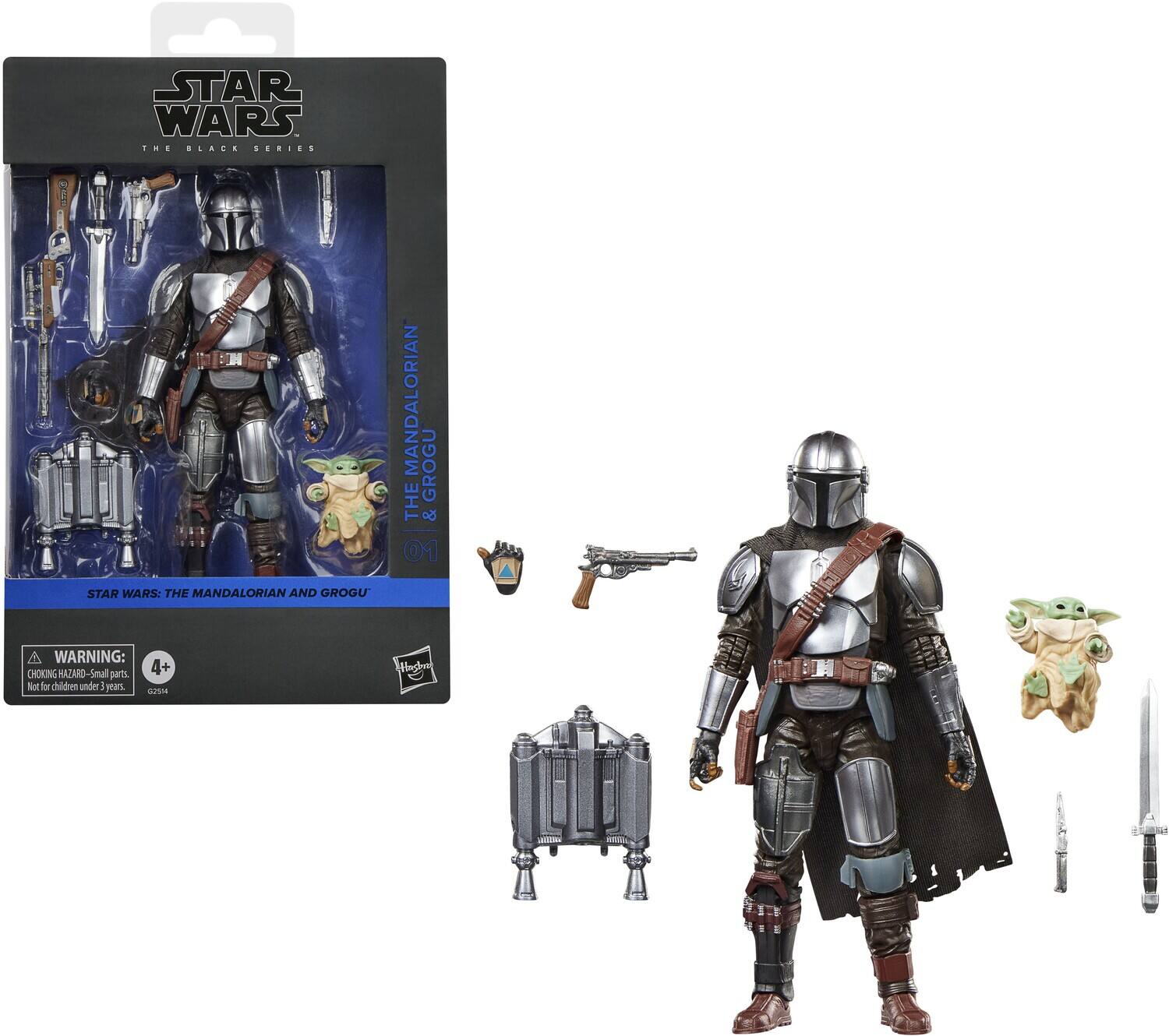 Star Wars: The Mandalorian & Grogu - Black Series - The Mandalorian & Grogu Deluxe Action Figure - COLLECTIBLES