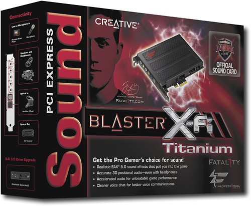 Best Buy: Creative PCI Express Sound Blaster X-Fi Titanium