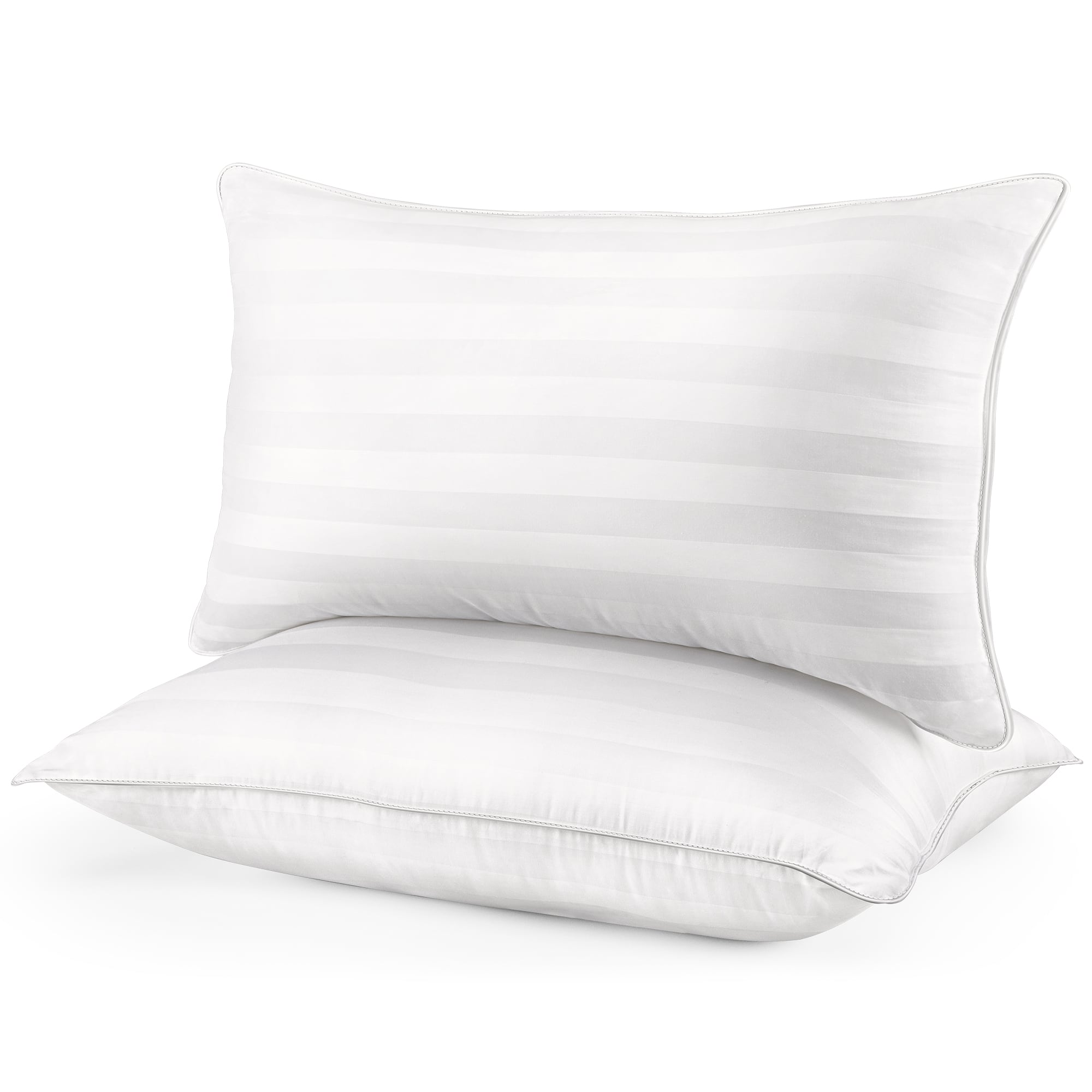 Front. COQOOL - Queen Size Pillows Set of 2 - Luxury Hotel Bed Pillows for Sleeping - White.