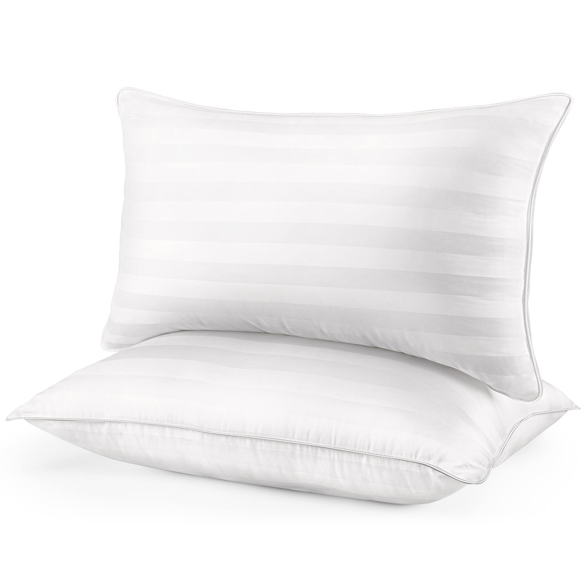 COQOOL - Queen Size Pillows Set of 2 - Luxury Hotel Bed Pillows for Sleeping - White