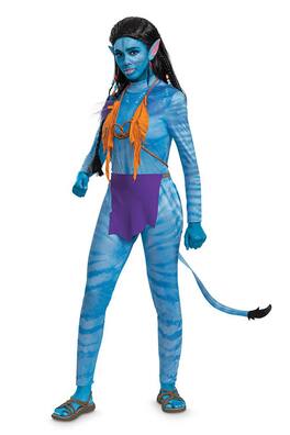 Disguise - Avatar 2 Neytiri Reef Look Classic Adult Costume | Medium (8-10) - Blue