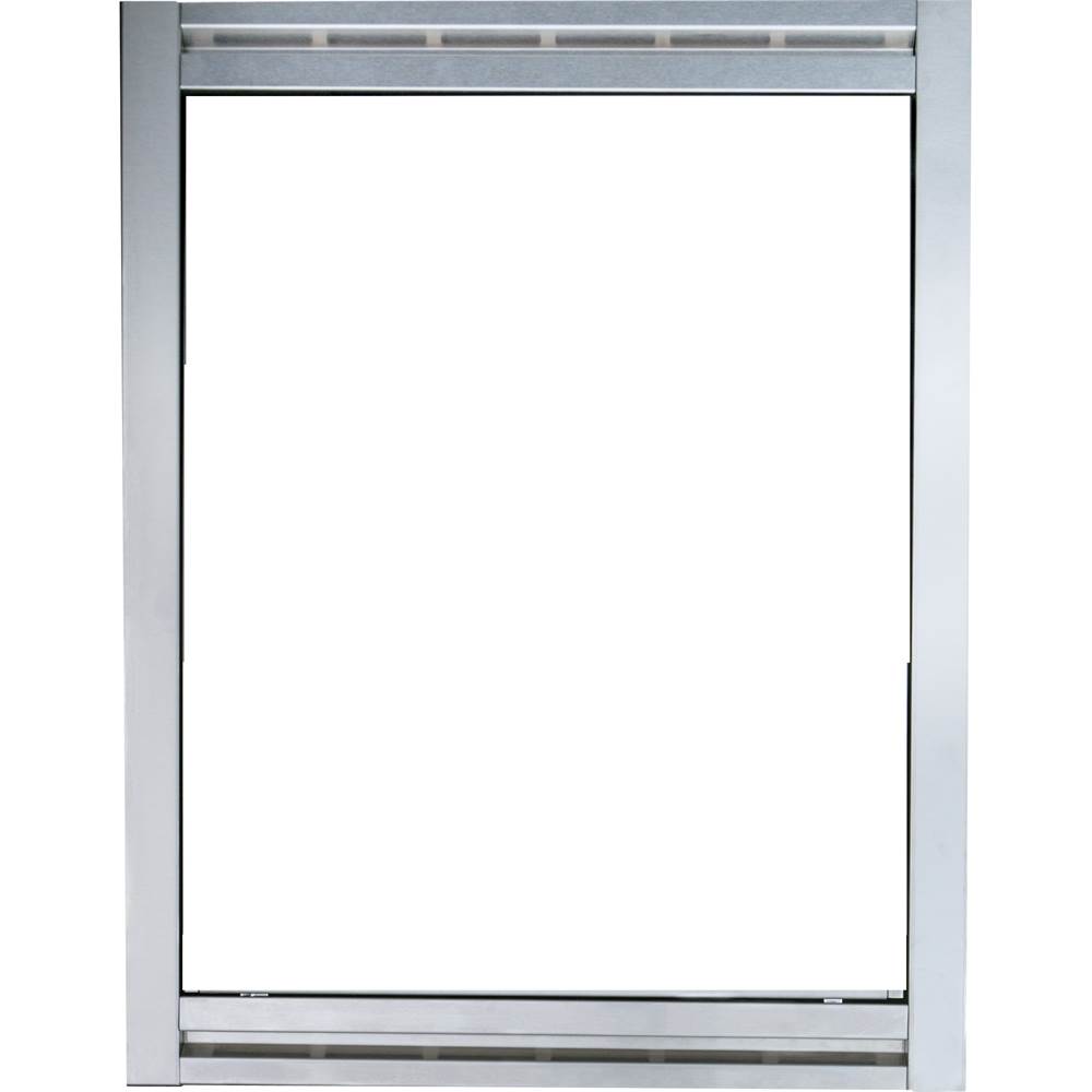 Angle View: Viking - 30" Duct Cover for Wall Hoods - Stainless steel