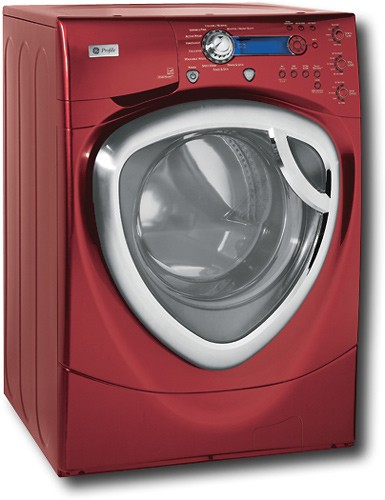 ge washer and dryer red