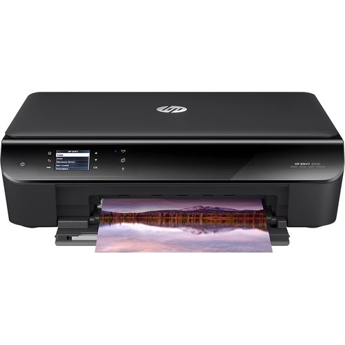 HP - Envy 4500 Network-Ready Wireless e-All-in-One Printer - Larger Front