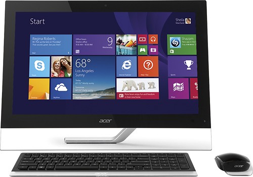  Acer - Aspire 23&quot; Touch-Screen All-In-One Computer - 8GB Memory - 1TB Hard Drive