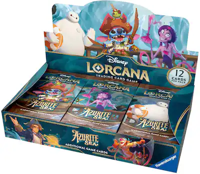 Disney Lorcana: Azurite Sea Booster Box 24 Packs (288 Lorcana Cards) 11098466 - Best Buy Disney Lorcana: Azurite Sea Booster Box 24 Packs (288 Lorcana Cards) 11098466 - Best Buy