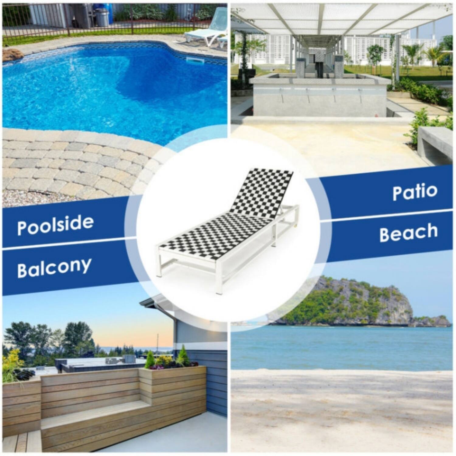 Poolside  
Balcony  
Patio  
Beach