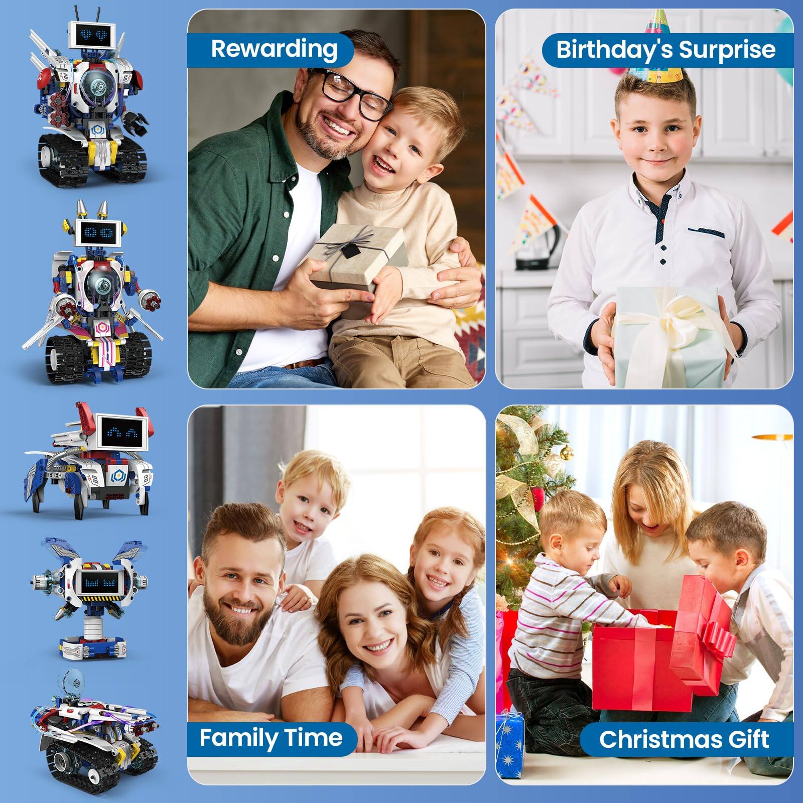 - Rewarding
- Birthday's Surprise
- Family Time
- Christmas Gift