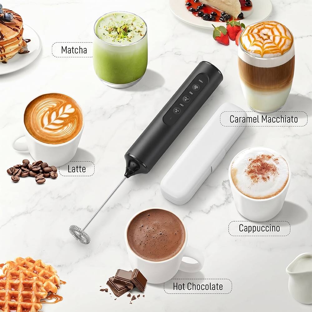 Matcha  
Caramel Macchiato  
Latte  
Cappuccino  
Hot Chocolate