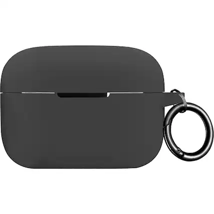 Front. SaharaCase - Venture Series Silicone Case for Sony LinkBuds S - Black.