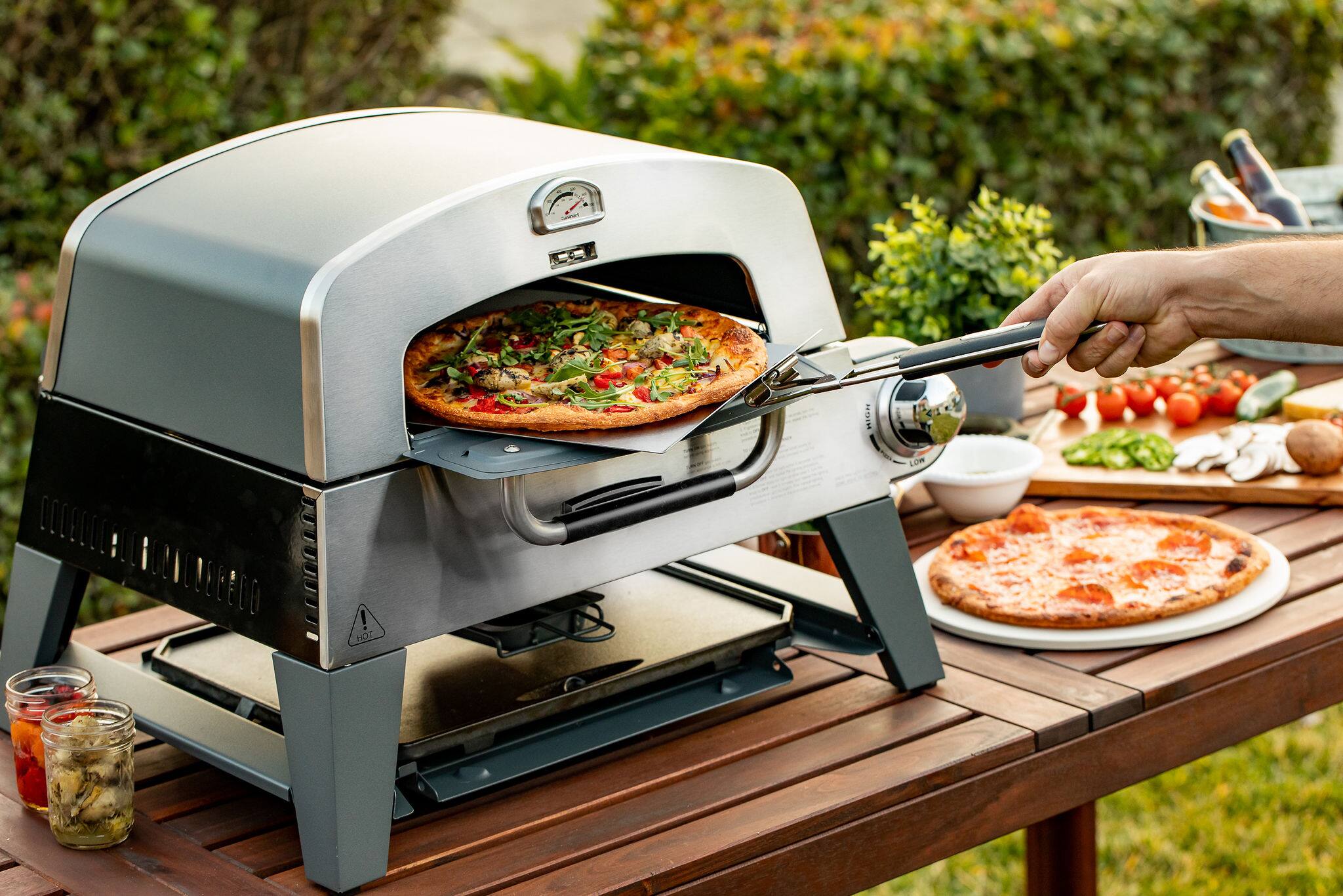 Grill top pizza oven best sale