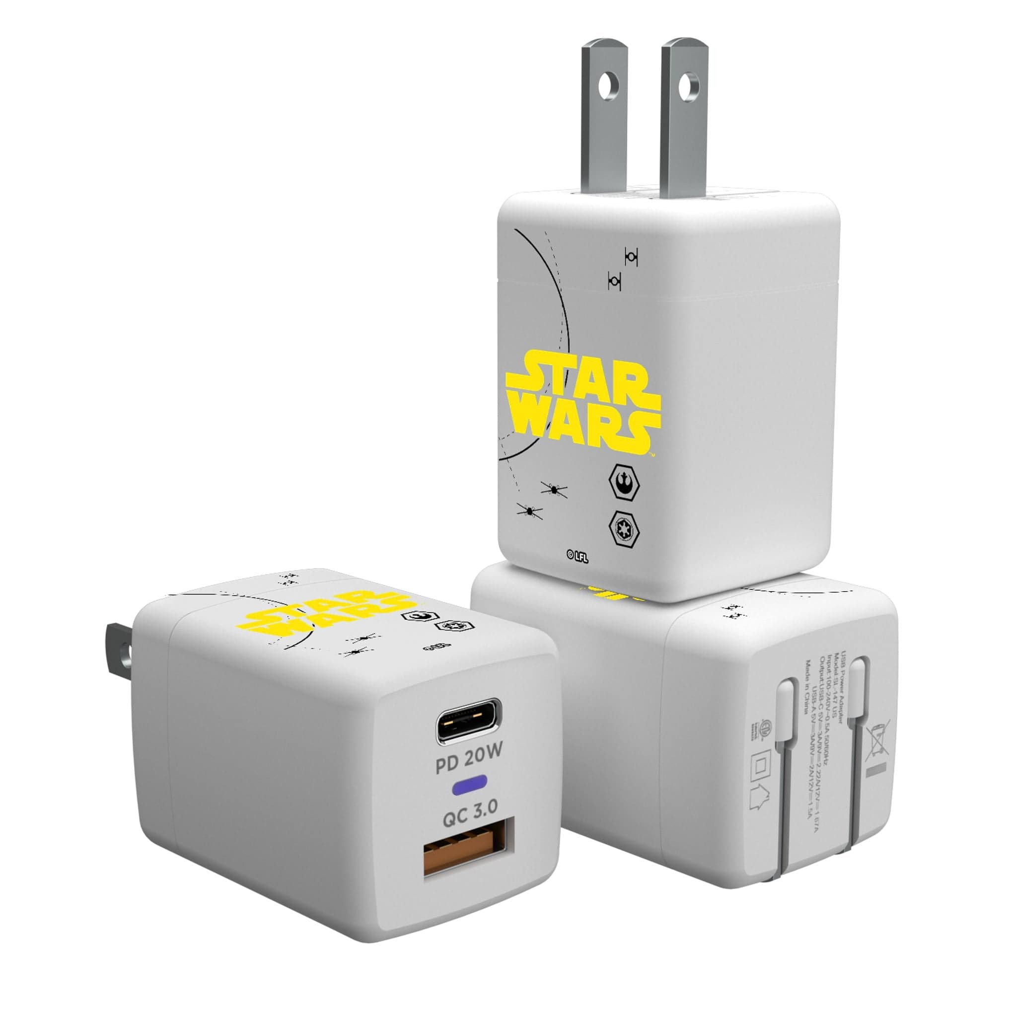 Keyscaper - Star Wars: A New Hope BaseOne USB A/C Charger - Star Wars