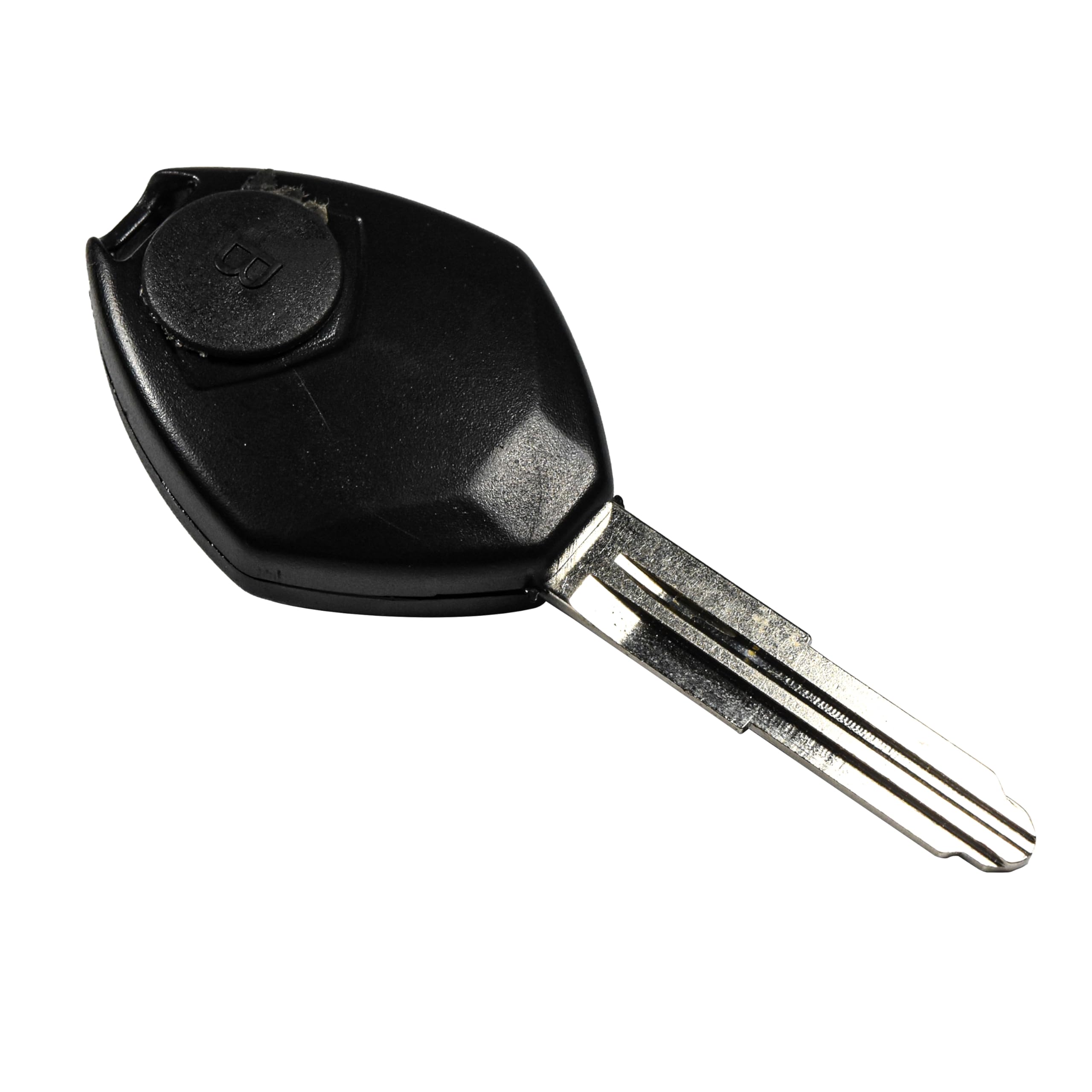 Alt View 1. HQRP - 4-Button Remote Key Fob Shell Case with Uncut Blade for Mitsubishi Eclipse 2008-2010 - Black.