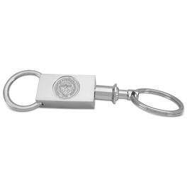 Jardine - Pennsylvania Quakers Two-Section Key Ring - Silver