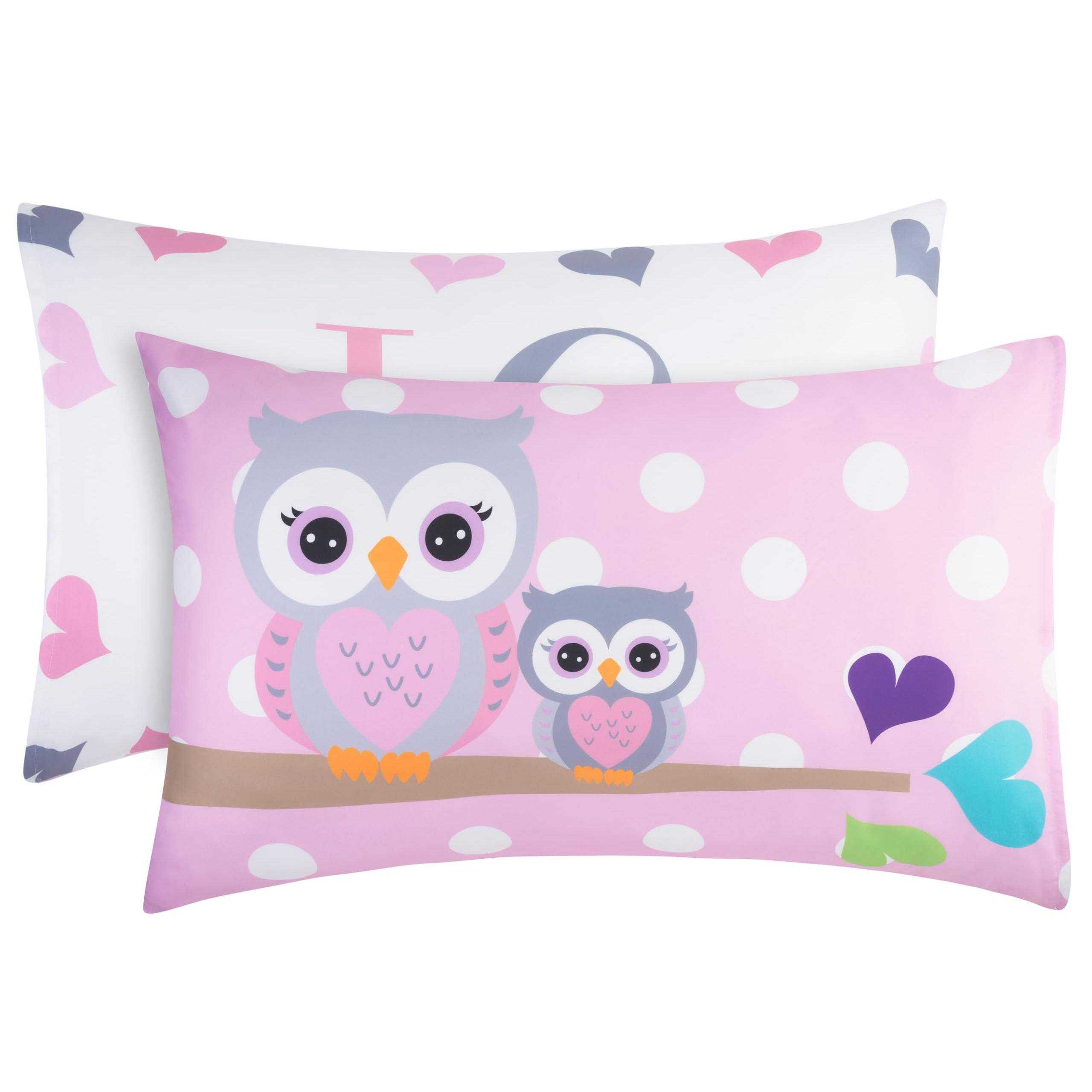 Owls 100% Cotton Pillowcase