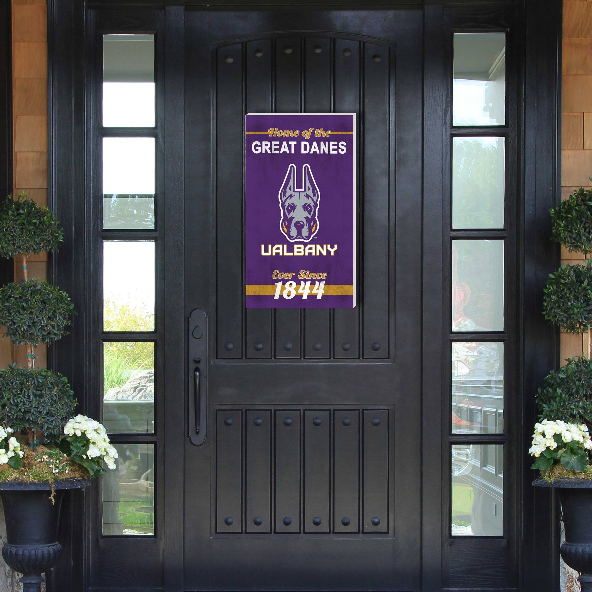 Home of the GREAT DANES  
UALBANY  
Ever Since 1844