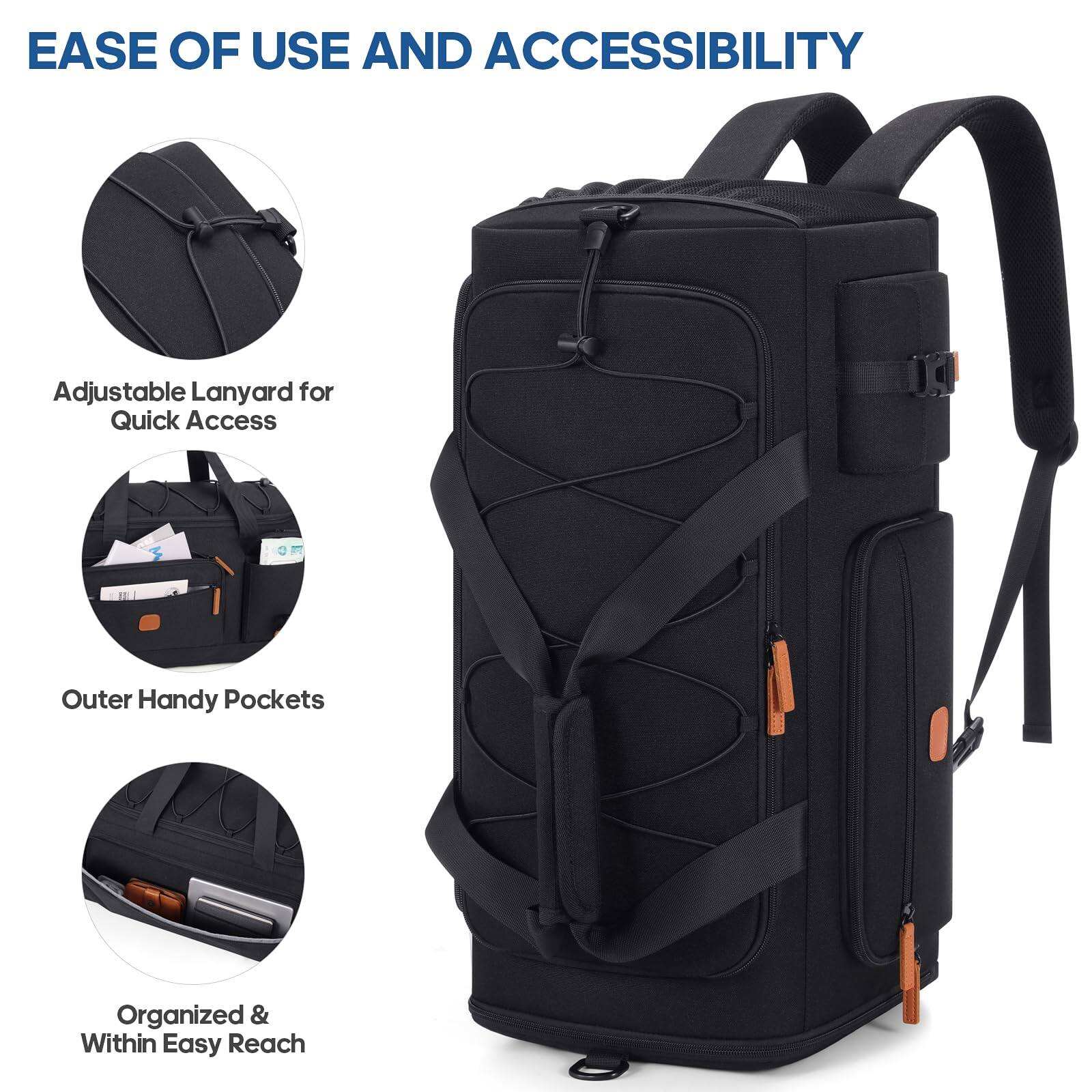 Pacoar Cade Gym Bag For Men And Women With Shoe Laptop Compartment 3 in ...