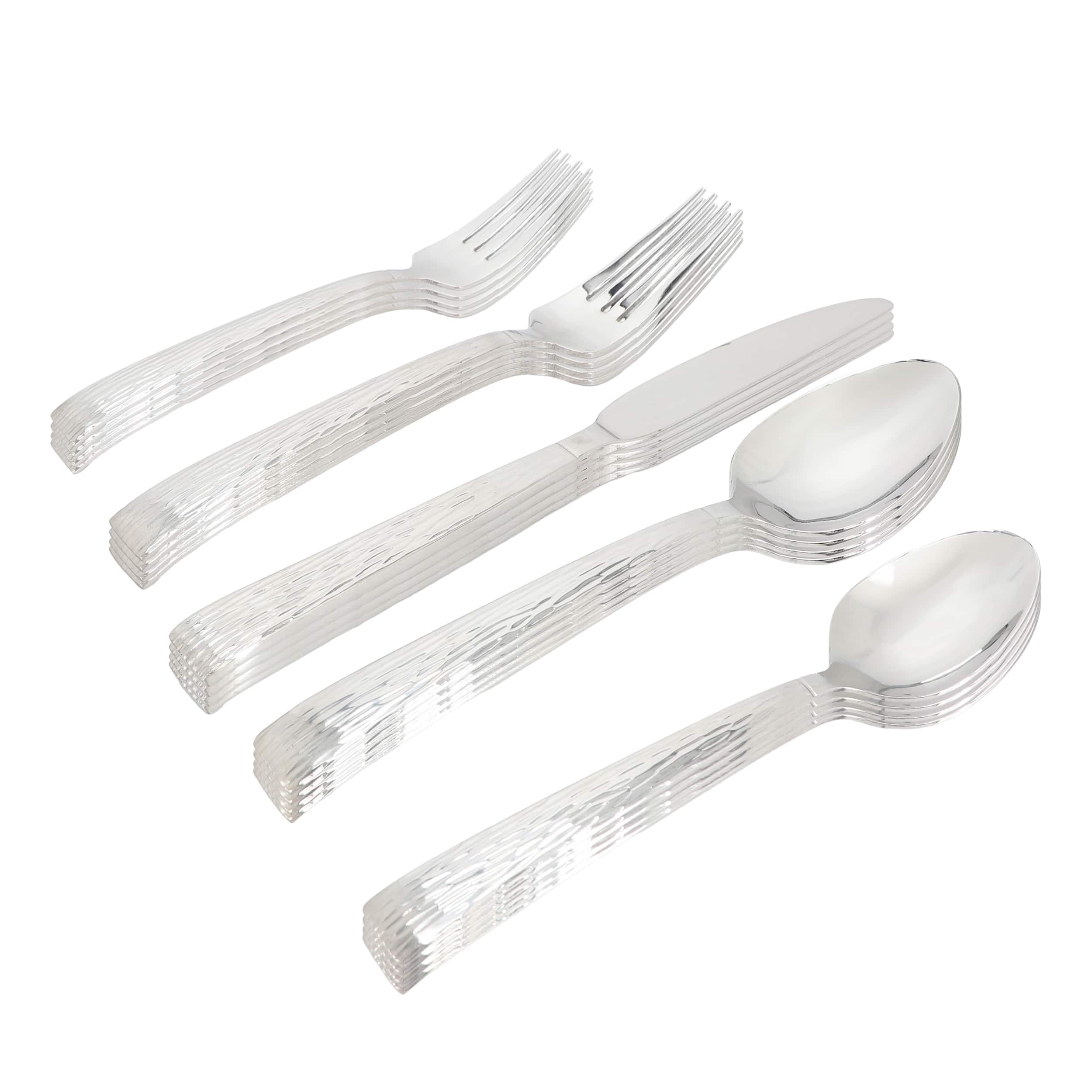 Gibson - Home Cowper 20 Piece Stainless Steel Flatware Set - Silver