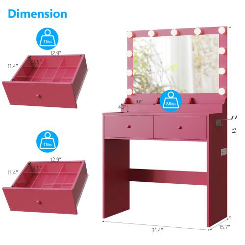 Dimension  
11.4" x 3.5" x 12.9"  
88 lbs  
11.4" x 3.5" x 12.9" x 31.4" x 15.7"  
54 lbs