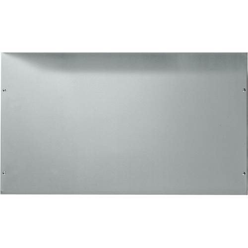 Angle View: Viking - 18" Back Panel - Stainless steel