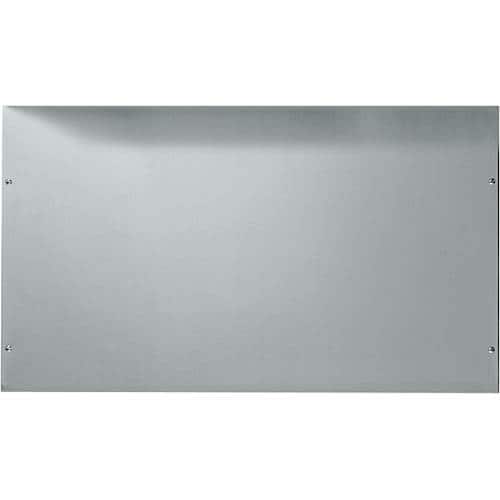 Front. Viking - Wall Hood Backsplash for 48" Hood - Stainless Steel.