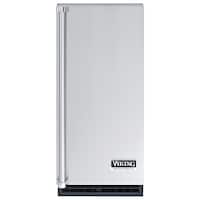 GE Profile 15 26-Lb. Freestanding Icemaker with Nugget Ice Custom Panel  Ready UNC15NPRII - Best Buy