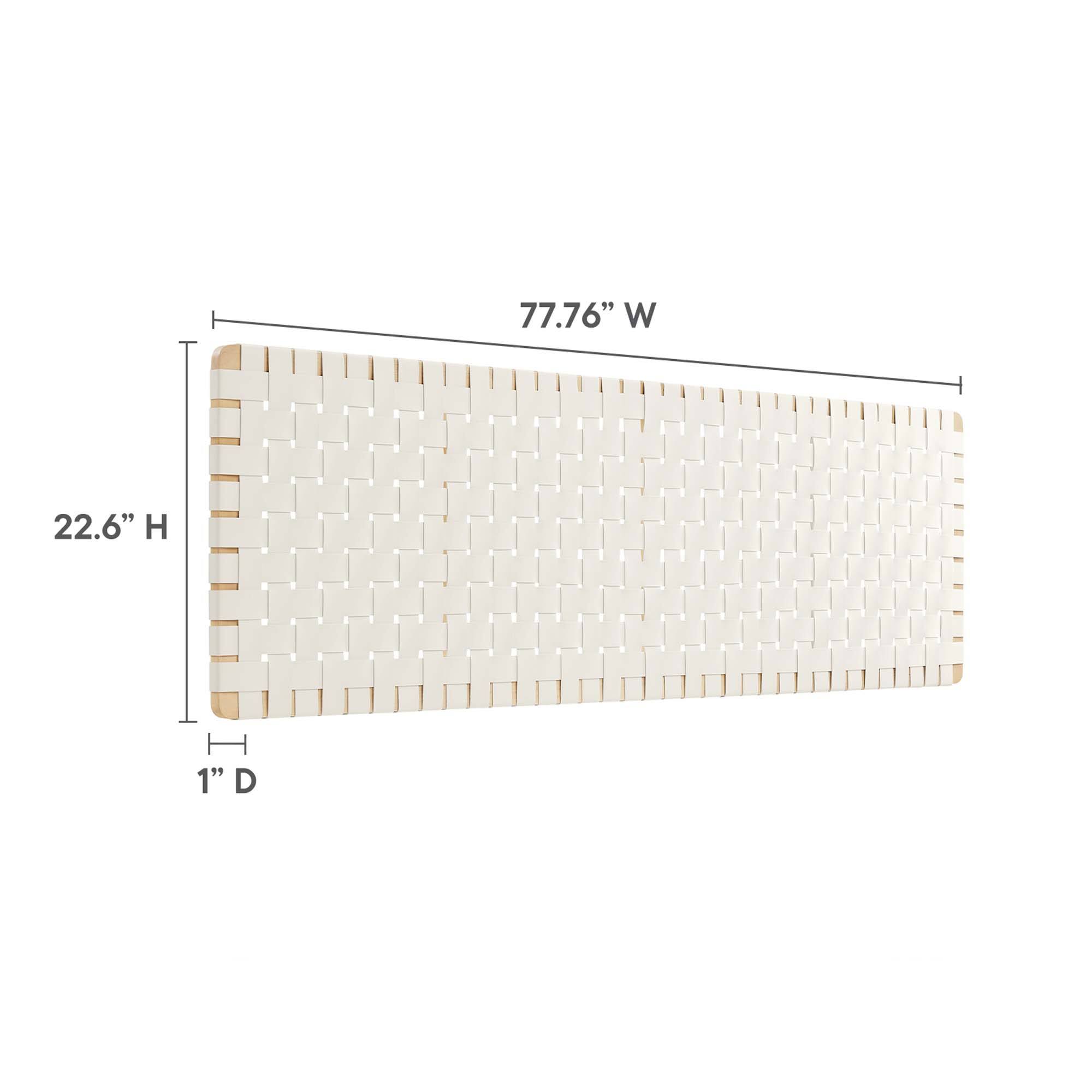 77.76" W  
22.6" H  
1" D