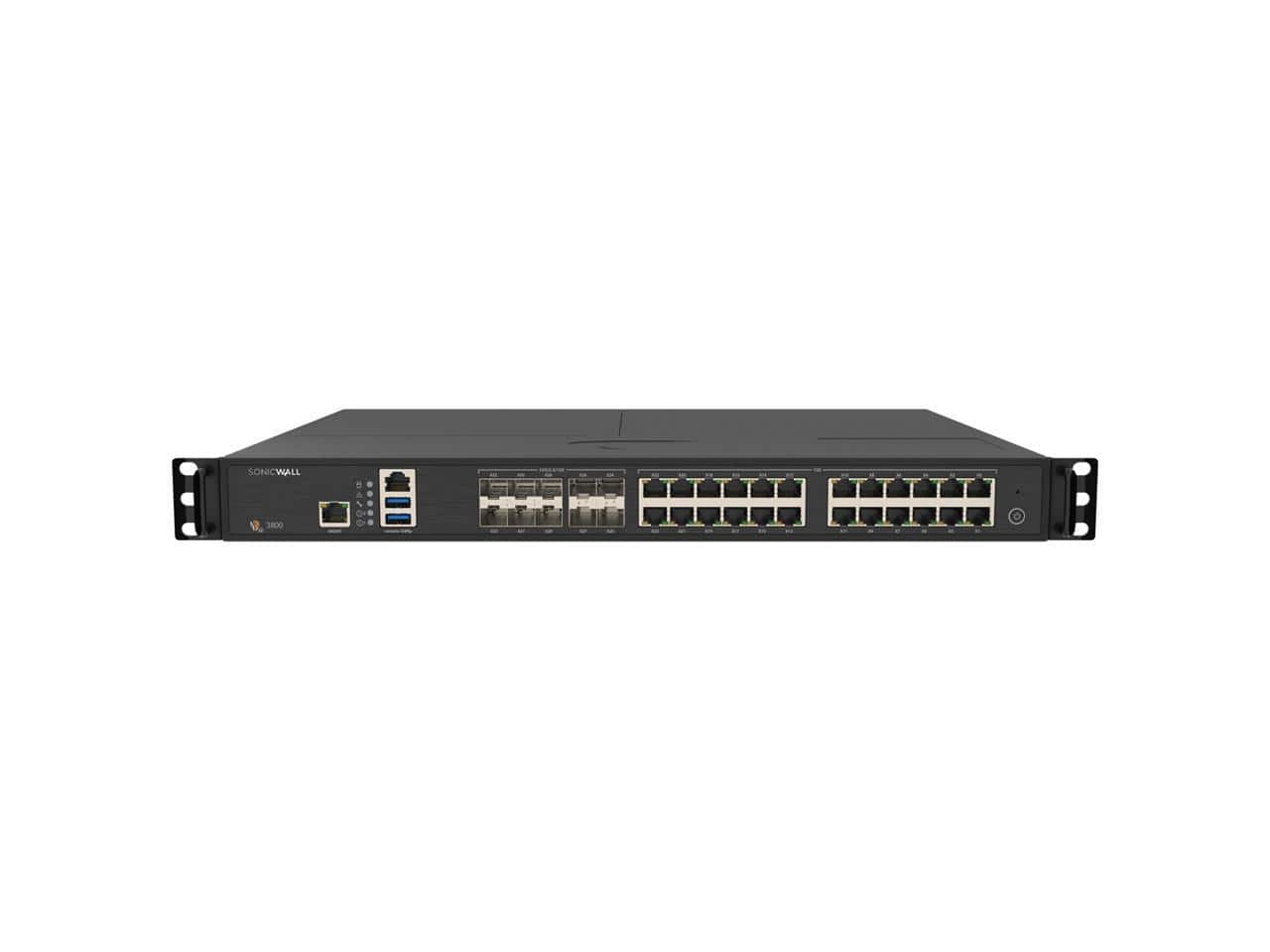 SonicWall - NSa 3800 Hardware Only | 03-SSC-1843 - Black
