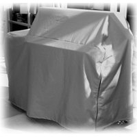 Dacor - Outdoor Grill Cart Cover - Gray - Front_Zoom