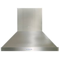 Dacor - Discovery 36" Convertible Range Hood - Stainless steel - Front_Zoom