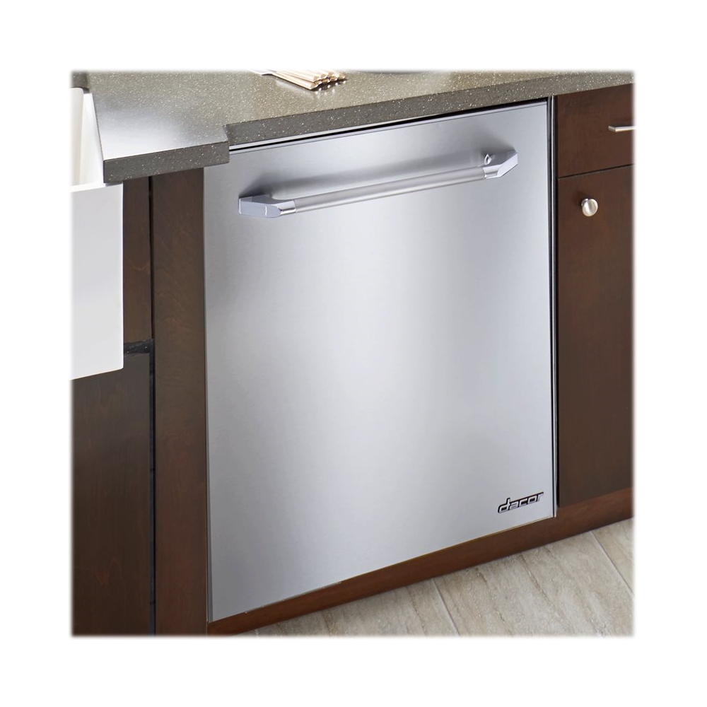 Left View: Dacor - 24" Built-In Dishwasher - Stainless steel