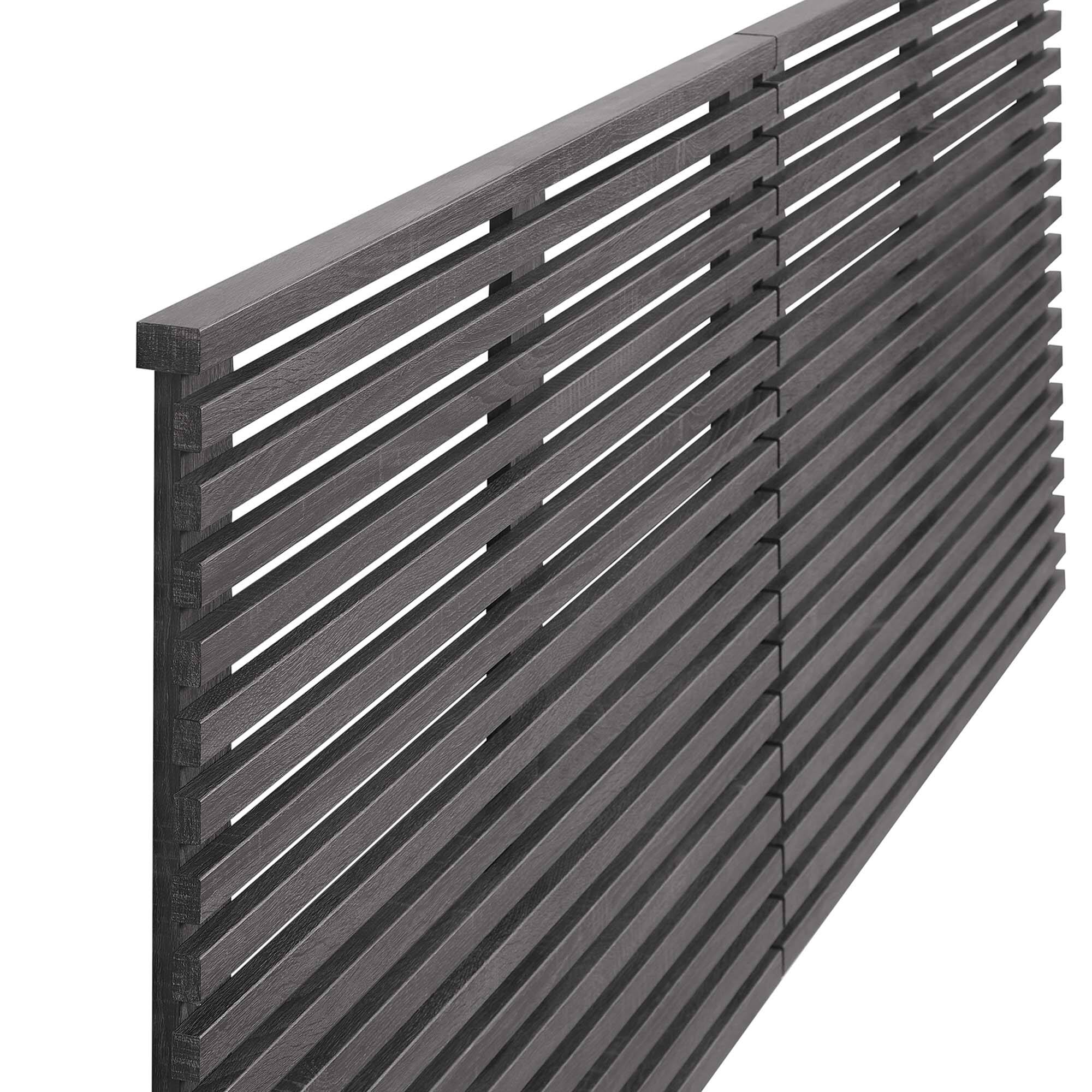 Alt View 1. Modway - Render Wall Mount King Headboard by Modway - Charcoal.