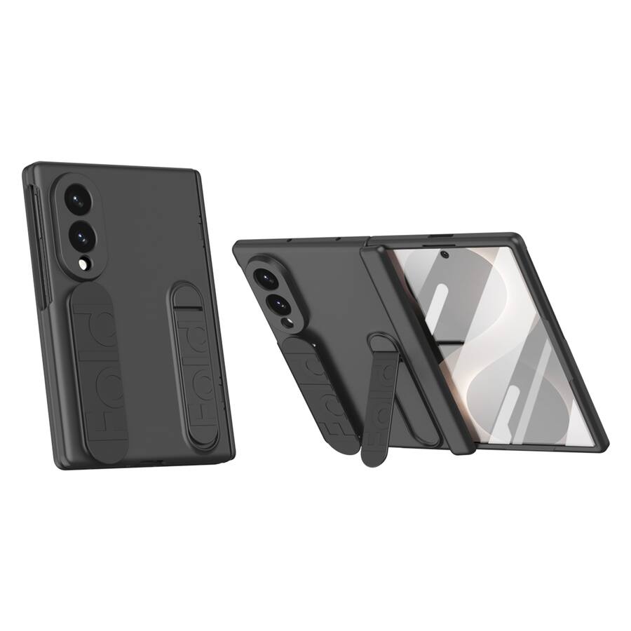 Hand Model Glass Case Dteck Rugged Case for Samsung Galaxy Z Fold8 Built in Screen Protector ...