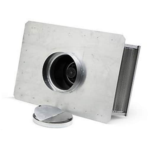 Front. Viking - 900 CFM Exterior Power Ventilator Kit - Silver.