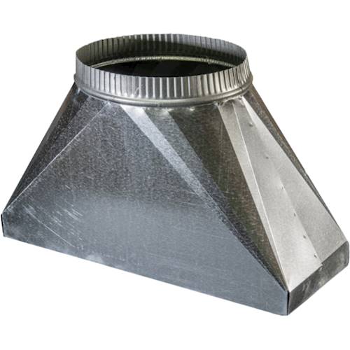 Left View: Discovery Chimney Set for Dacor Hoods - Stainless steel