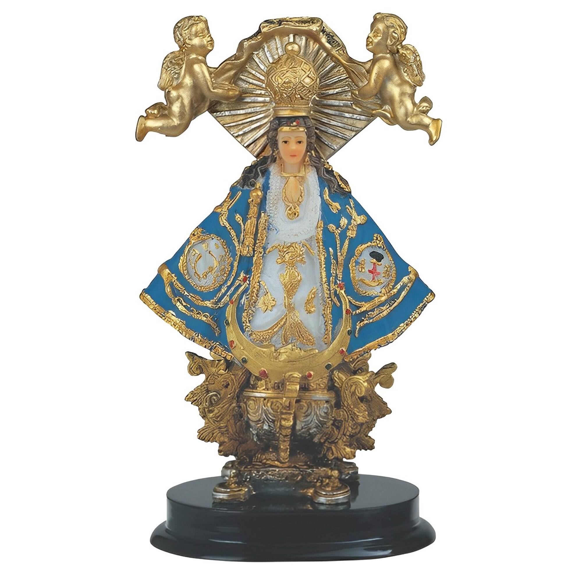 FC Design - 5"H San Juan de Los Lagos Figurine Statue Office Desk Tabletop Home Decor Gift - Multi-Color