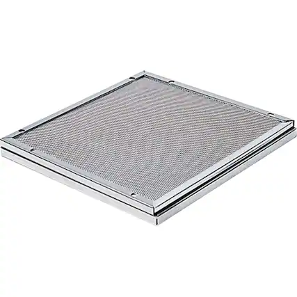 Front. Viking - Replacement Charcoal Filter for Viking Professional recirculating kits (2-Pack) - Silver.