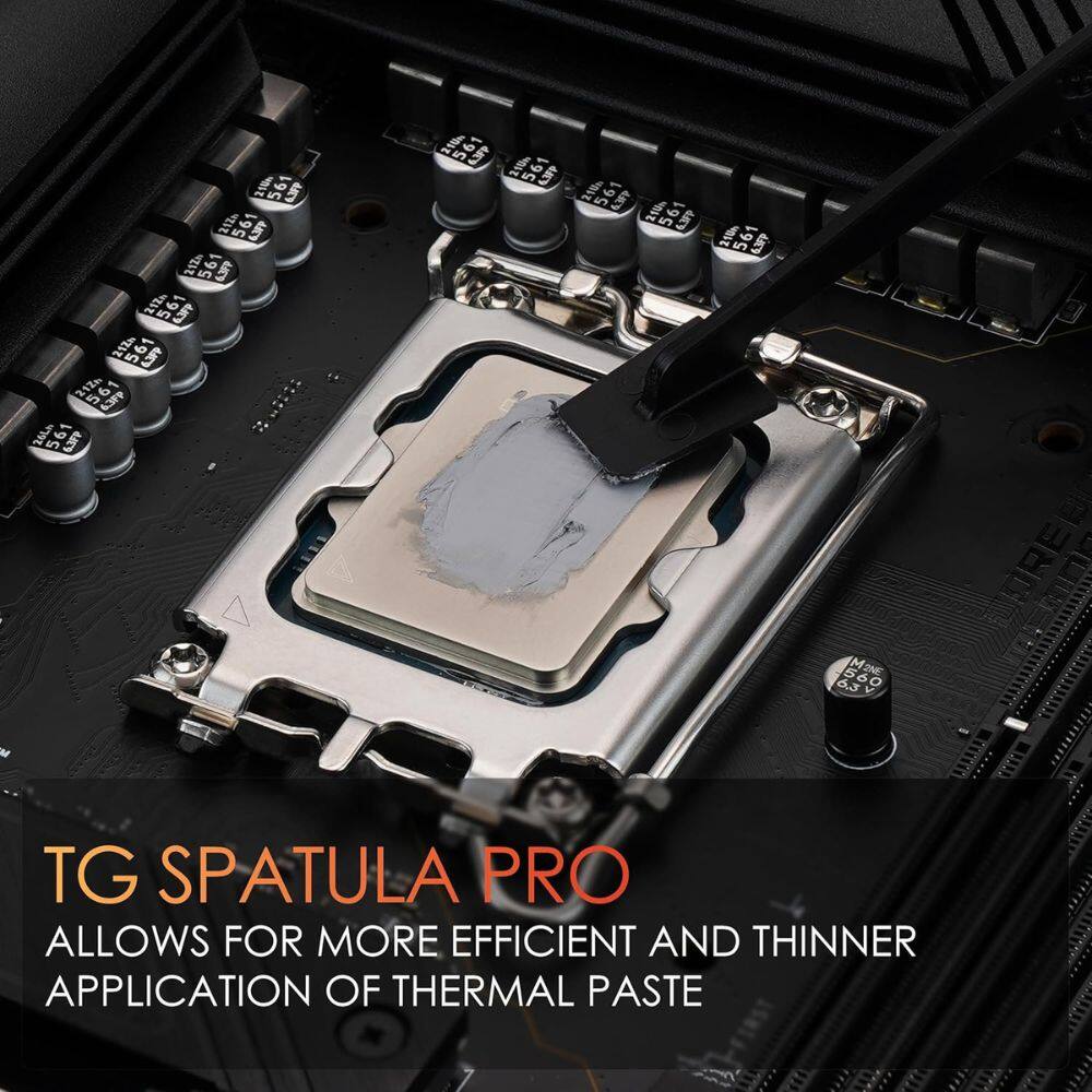 TG SPATULA PRO  
ALLOWS FOR MORE EFFICIENT AND THINNER APPLICATION OF THERMAL PASTE
