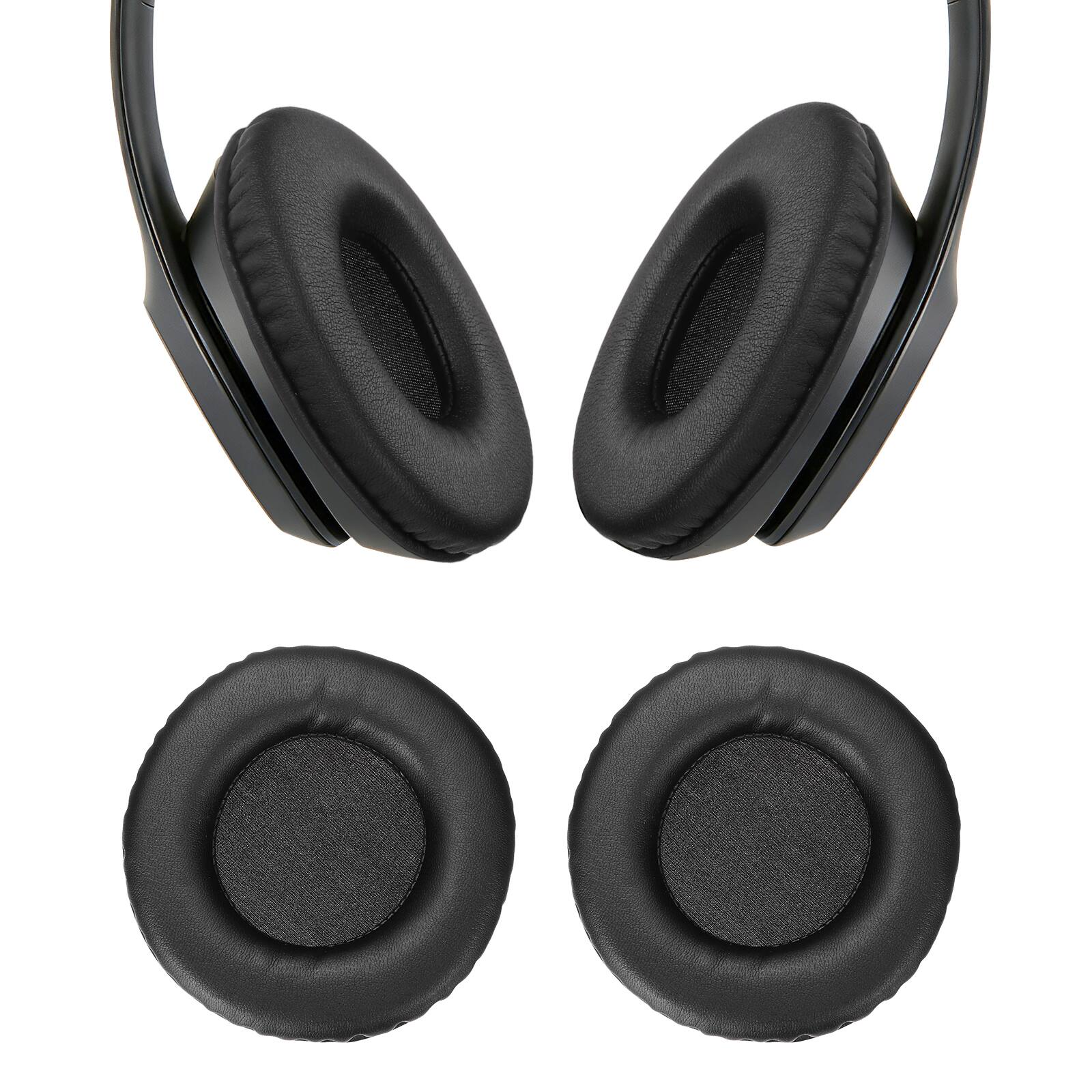 Front. Unique Bargains - 2pcs Universal Wireless Ear Pads Replacement Cushions 3.9 Inch Soft High Density for Headphones Gaming - Black.