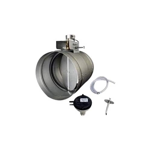 Viking - Automatic Make-Up Air Damper for Professional 5 Series VDD5300SS and VDD5360SS Hoods - Gray - Front_Zoom