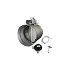 Front. Viking - Automatic Make-Up Air Damper for Professional 5 Series VDD5300SS and VDD5360SS Hoods - Gray.