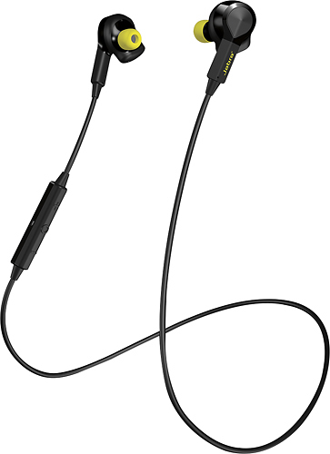 Gezichtsveld aan de andere kant, verzameling Best Buy: Jabra SPORT PULSE Wireless Earbud Headphones with Built-In Heart  Rate Monitor Black/Yellow 100-96100000-02